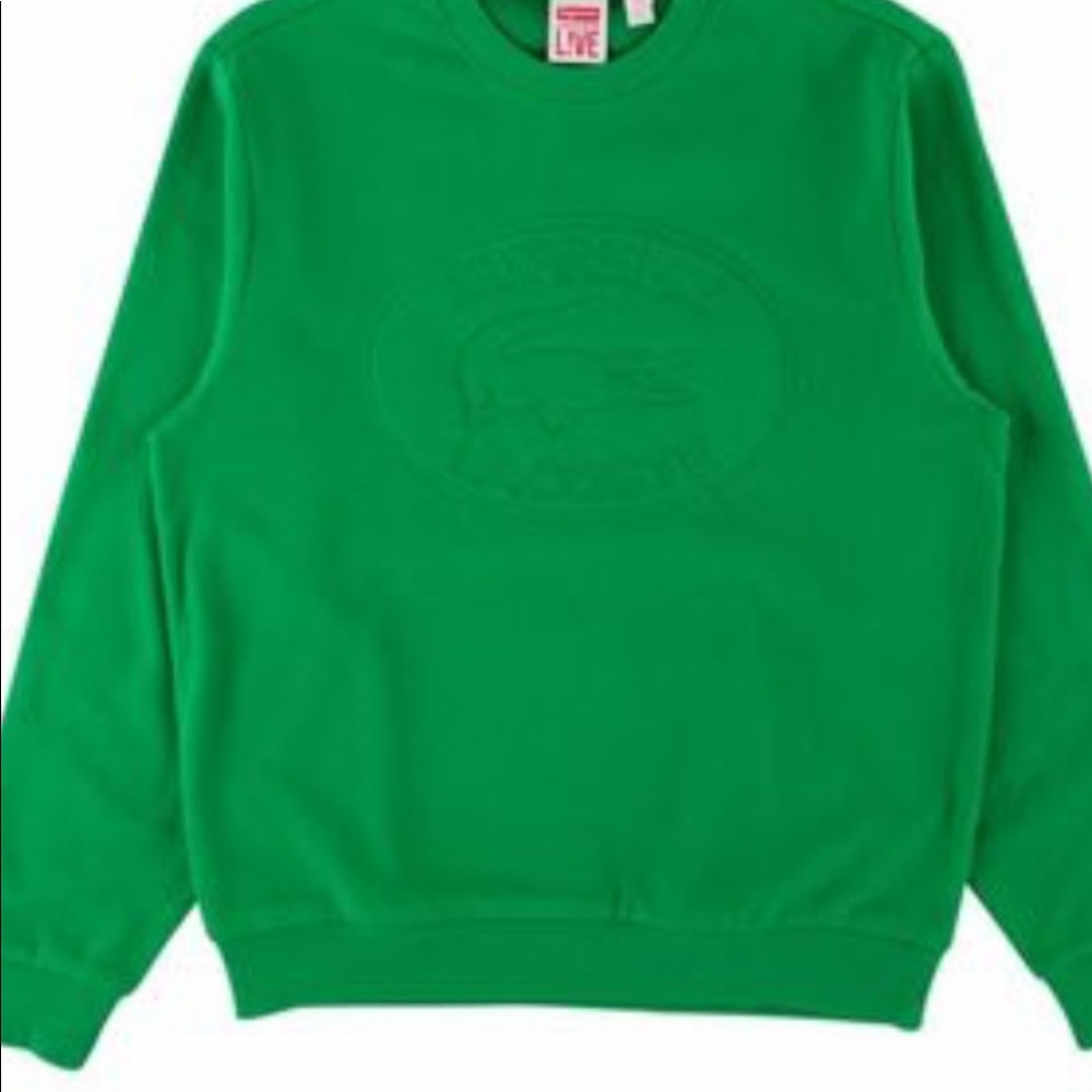 Kelly green Lacoste supreme medium